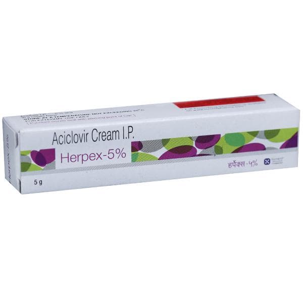 Herpex 5% Cream 5 gm