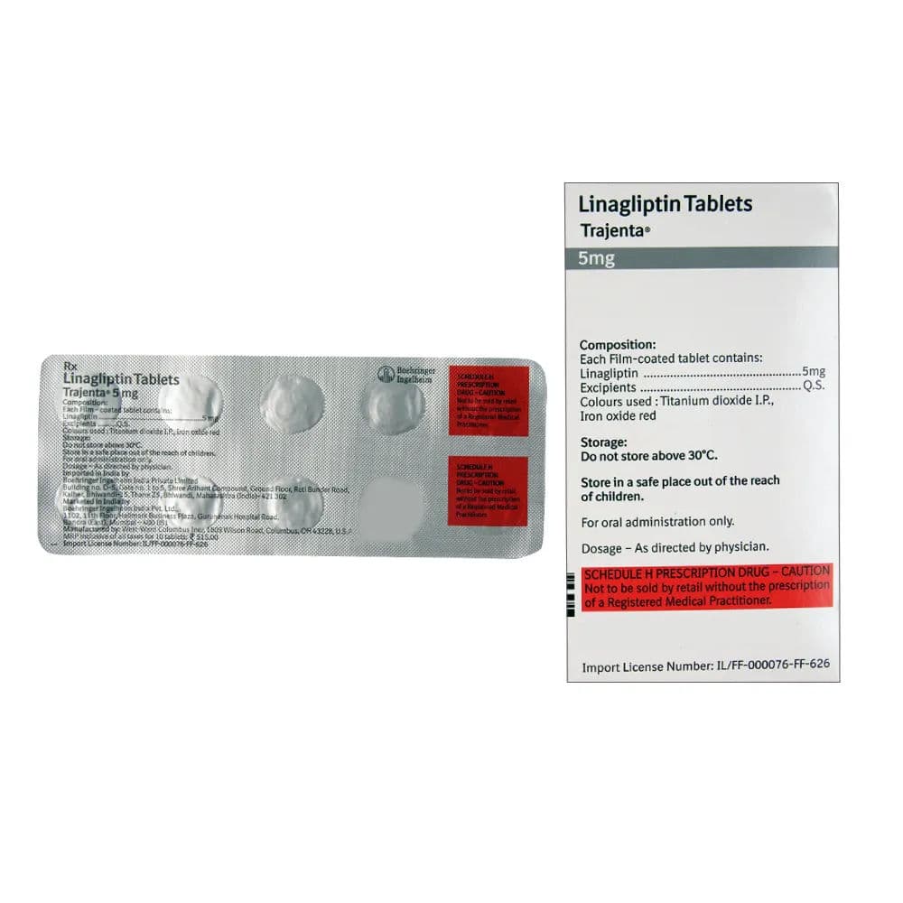 Trajenta 5 mg Tablet