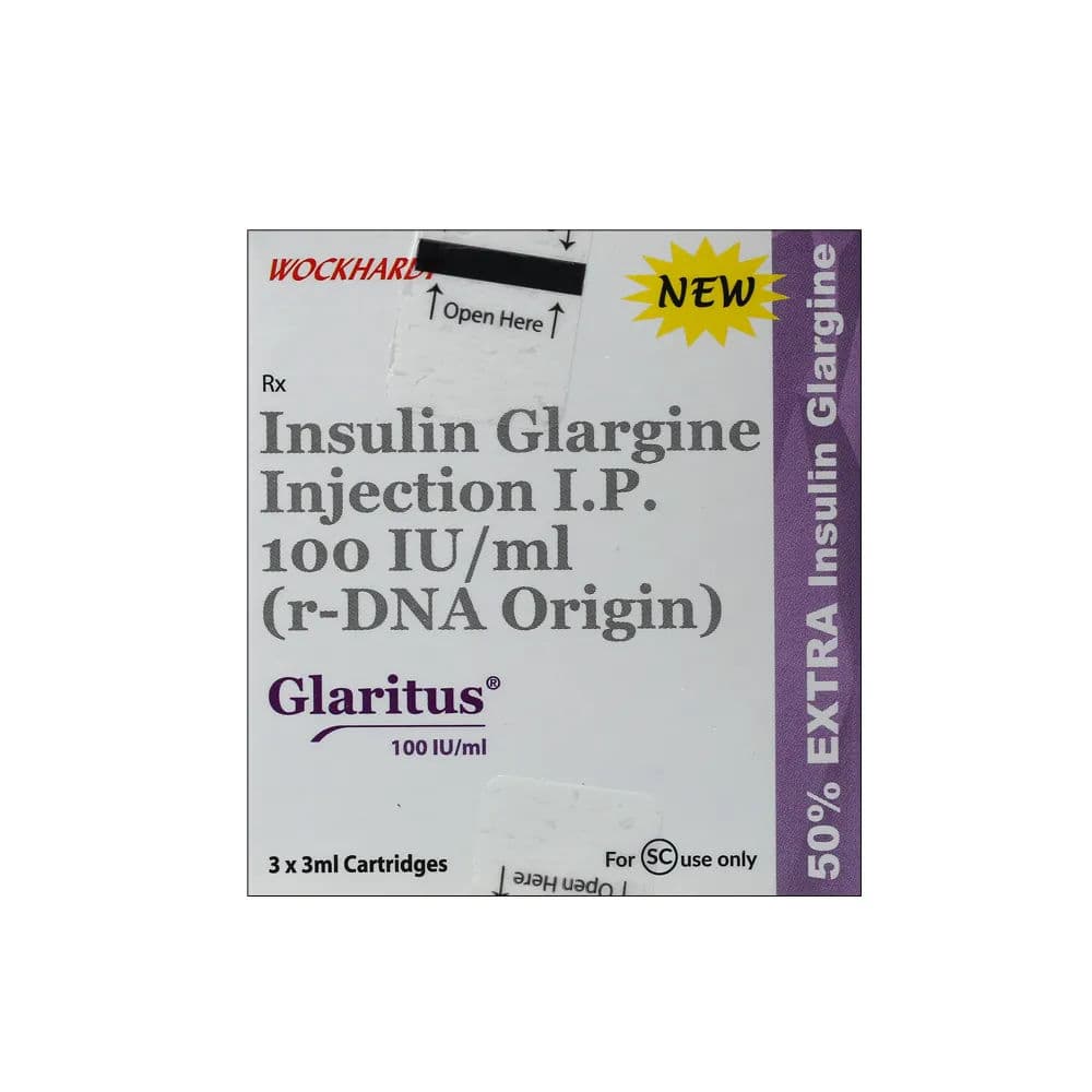 Glaritus 100 Iu/ml Injection 3 ml