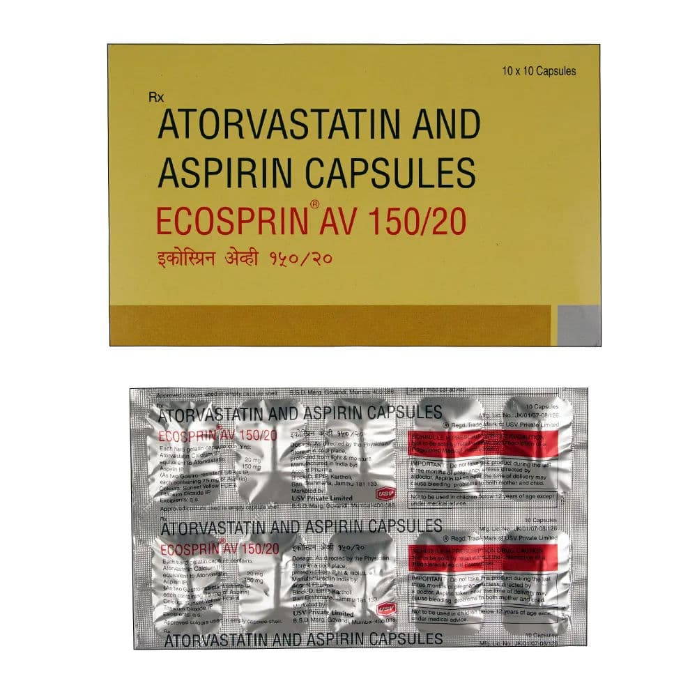 Ecosprin AV (150/20) mg Capsule