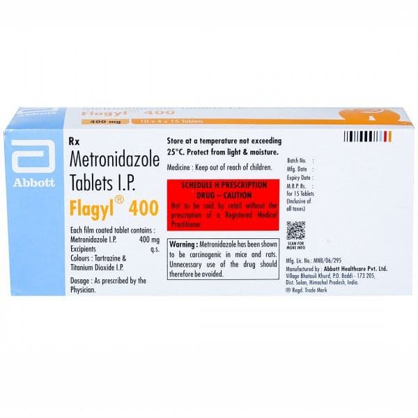 Flagyl 400 mg Tablet (15 Tab)