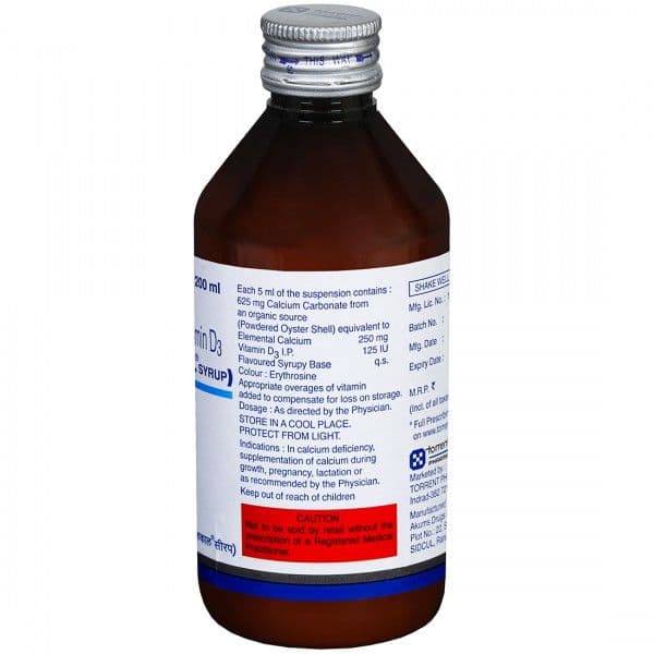 Shelcal Syrup 200 ml