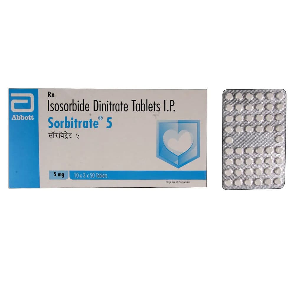 Sorbitrate 5 mg Tablet (50 Tab)