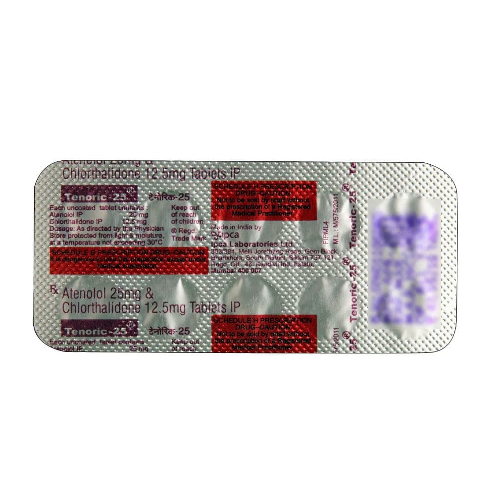Tenoric 25 mg Tablet (10 Tab)