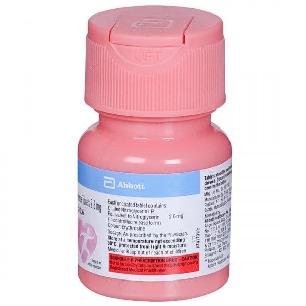 Gtn Sorbitrate CR 2.6 mg Tablet (30 Tab)