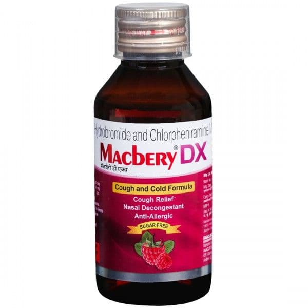 Macbery DX Syrup 100 ml (Sugar Free)